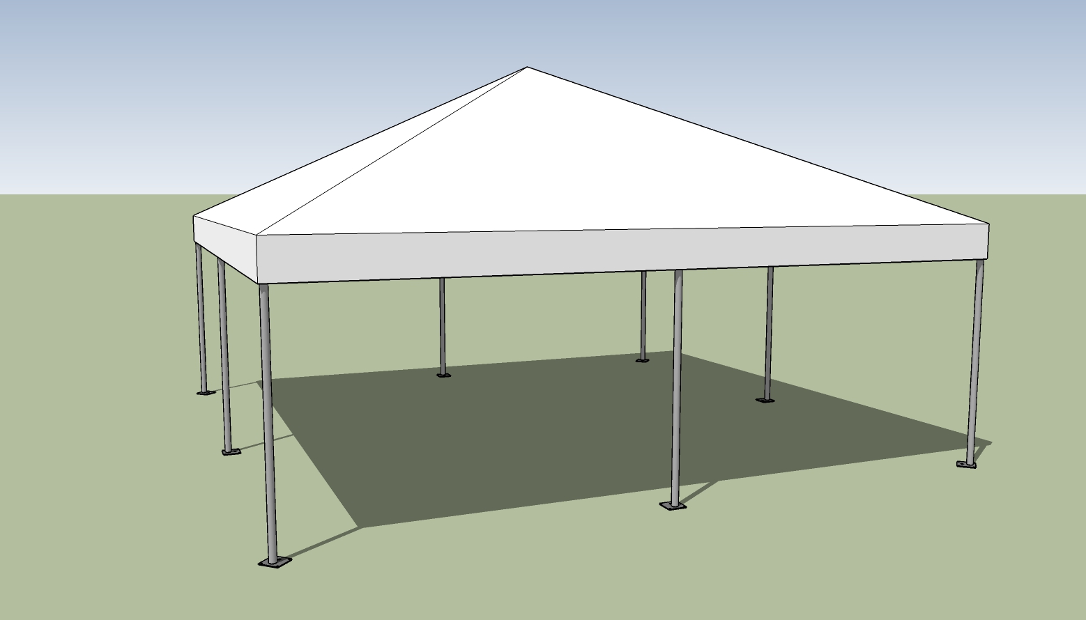 20x20 party tent